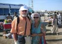 01 Gunter and Lois at bus station for trip to Port Sudan